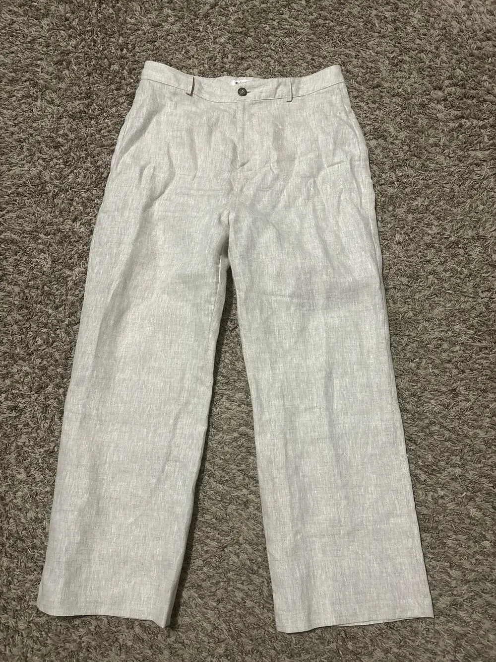 Reformation Linen Pant Slacks 10 P